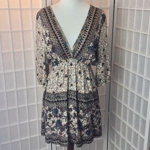 Illa Illa Floral Boho Dress/Tunic (NWT)